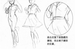 动漫女生的全身怎么画,从基础到细节
